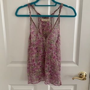 UO purple sheer tank